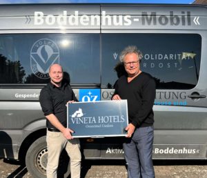 Read more about the article „Der Azubi machts möglich“ – Großzügige TV-Spende vom Inselhof Vineta
